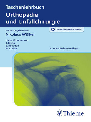 cover image of Taschenlehrbuch Orthopädie und Unfallchirurgie